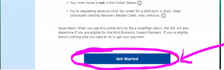 Get started IRS