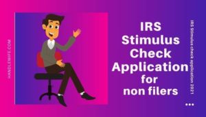 IRS Stimulus check application 2021