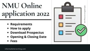 NMU Application 2023 Process (Requirements, Status, Prospectus)