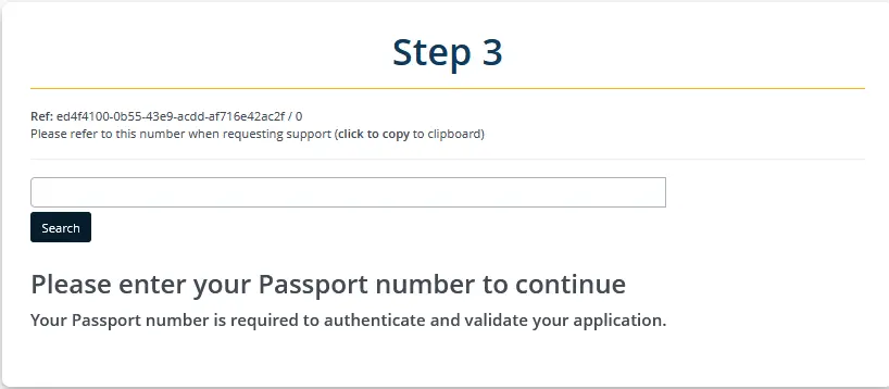 NMU apply online passport number