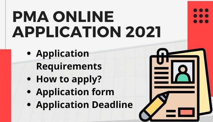 PMA online application 2021 form apply requirements