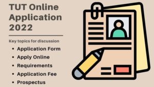 TUT Online Application Form 2023 (Fees, Requirements)