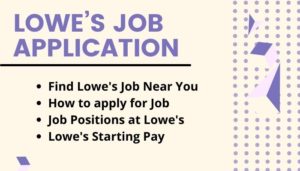 How old do you have to be to work at Lowes Job Application?
