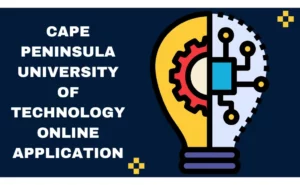 Cape Peninsula University of Technology Online Application