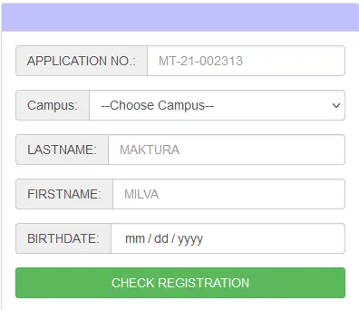 JRMSU registration status