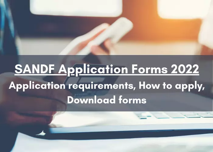 South African National Defence Force Application Forms 2022