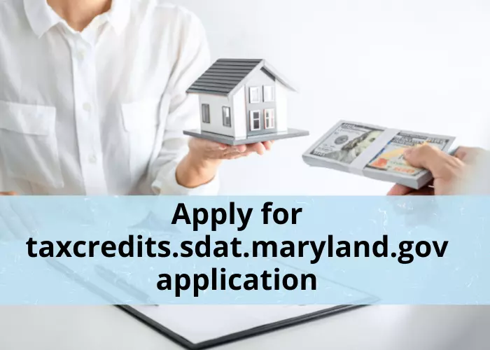 apply taxcredits sdat maryland gov application