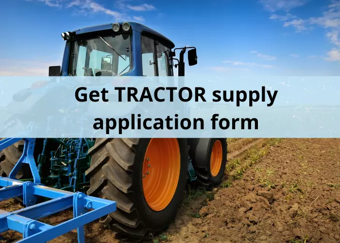 Apply to tractor supply application form