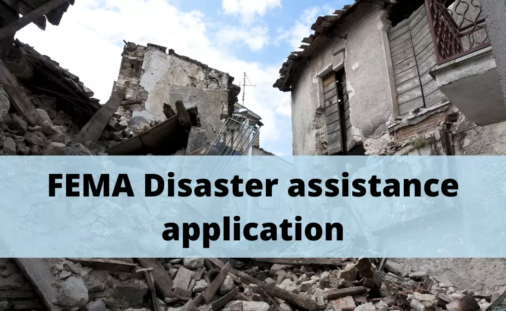 FEMA disaster assistance application hurricane ida