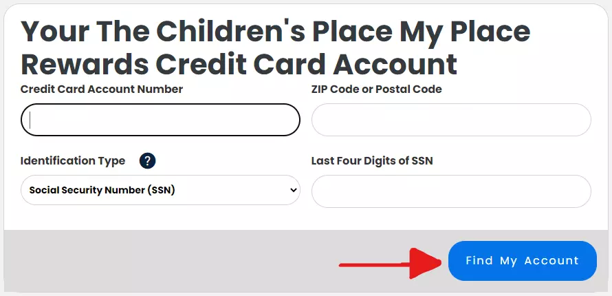 childrens place credit card