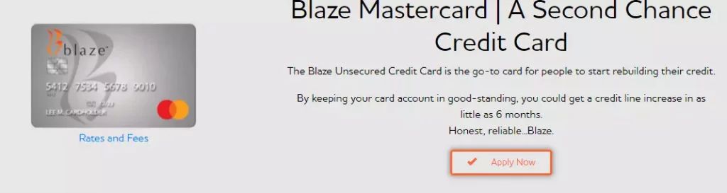 Blaze MasterCard