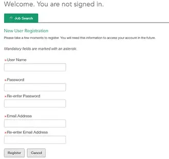 User registration Harris Teeter