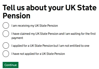 UK State Pension 