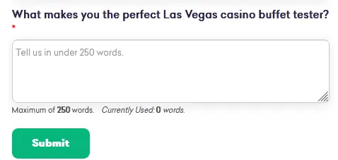 Las Vegas Casino Buffet Tester
