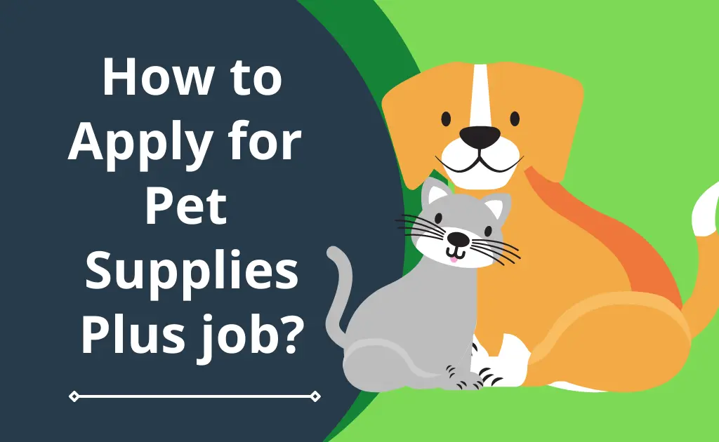 pet supplies job application