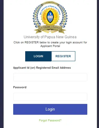 UPNG application form