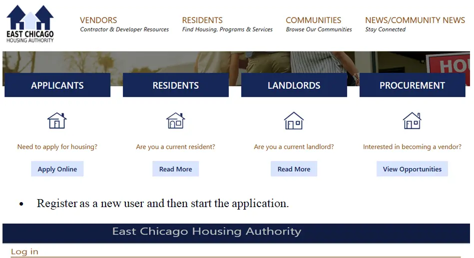 East Chicago application dtails