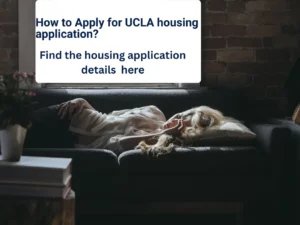 UCLA housing application