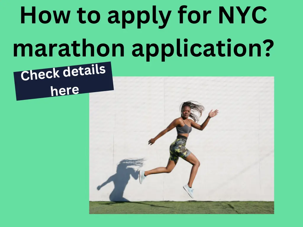 apply for NYC marathon application