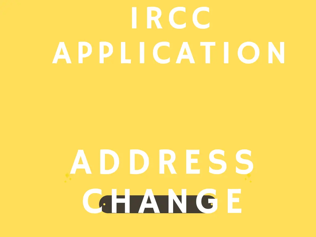 IRCC application