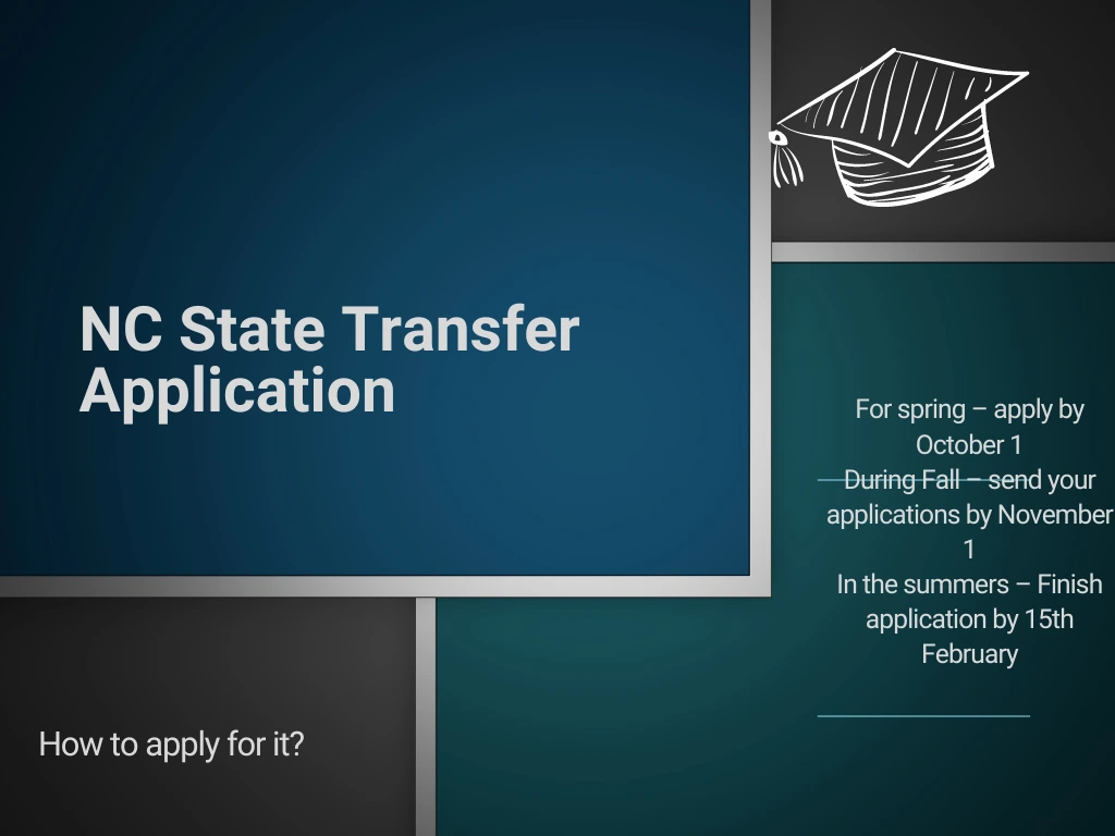 NC State Transfer Application