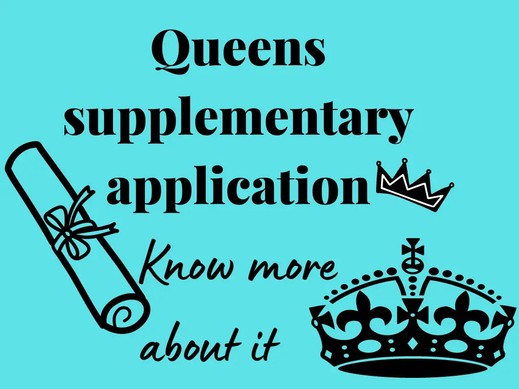 Queens supplementary application