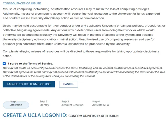 UCLA application
