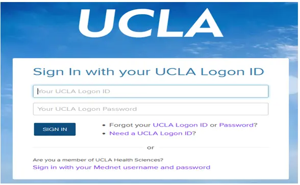 UCLA login credentials