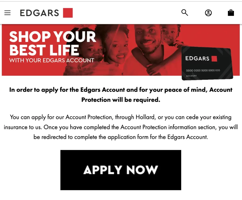 edgars account