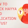 How to Check Hayya card application status?
